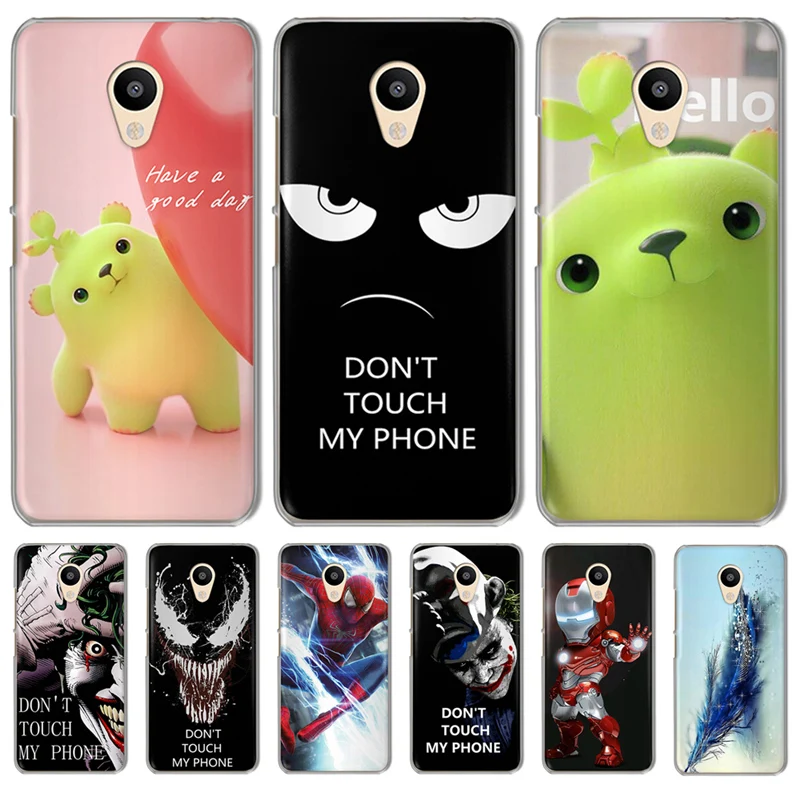 

Don't touch my phone Venom cute funda cool Joker For Meizu M3S M3 Note M5 M5S M5C M6 U10 U20 Pro 6 16th case cover Cool cute