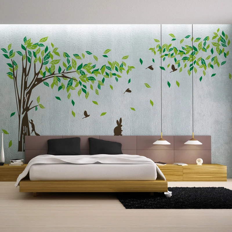 Aliexpress Com Headboard Wall Decal Vinyl Art Sticker Shabby Bedroom Headboard Art Wall Sticker Happiness Calligraphy Design Vinyl Removable Chinese Decal China