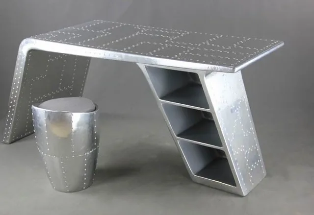 Do The Old Aluminum Furniture Skin Retro Do The Old Aluminum Furniture Skin Retro Minimalist European Creative Office Computer Desk