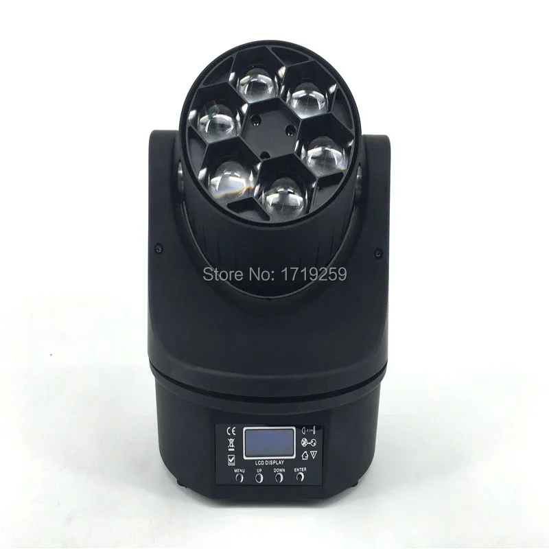 

10 pcs/lot Fast Shipping LED Mini Bees Eyes Led Moving Head Light Beam Effect 6x15W RGBW 4IN1 LED Lamp 11/14 Channels