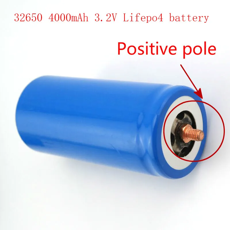 2 шт./лот Лидер продаж 32650 4000 мАч 3,2 В LiFePO4 батарея аккумуляторная батарея для электрической пилы и т. Д
