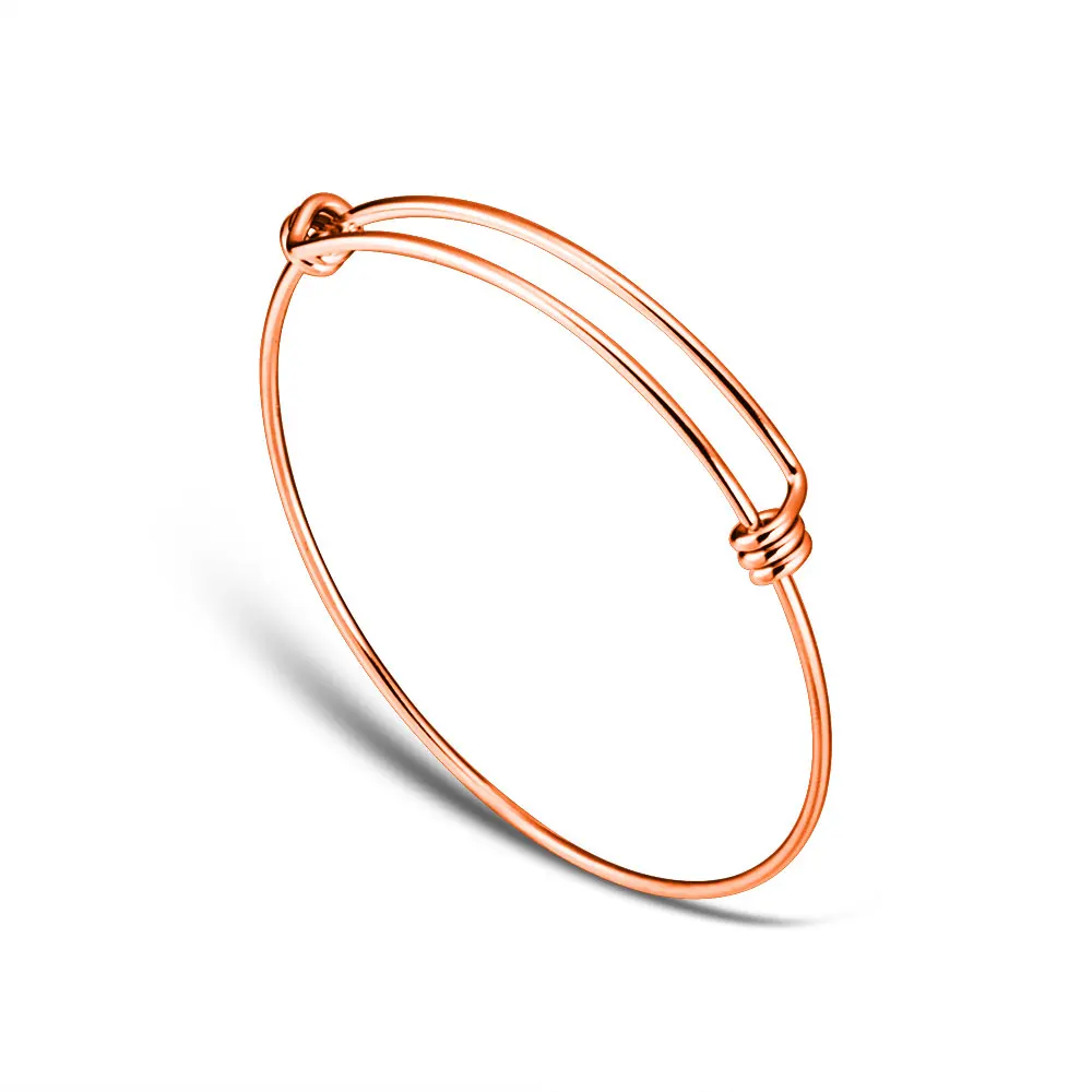 10pcs/Lot Grace Moments Bracelet & Bangle 100% Stainless Steel Cuff Bracelets Women Fashion Jewelry Wire Cable Bangle Adjustable 3