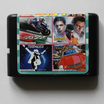 

Bare Knuckles/Super Hangon/ Moonwalker / Chase H.Q. II 16 bit MD Game Card For Sega 16bit Game Player