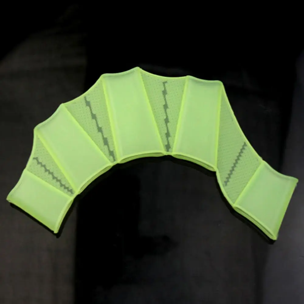 Лягушка силиконовые ручные Плавающие Плавники наручники ласты для плавания Пальмовые вебины перчатки весло для улучшения скольжения перчатка для плавания оборудование Горячая