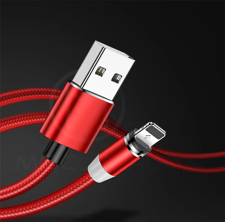 MOOJECAL светодиодный кабель Micro USB для быстрой зарядки, магнитный кабель для Android, samsung, Xiaomi, зарядное устройство для мобильного телефона, магнитный шнур для зарядки USB