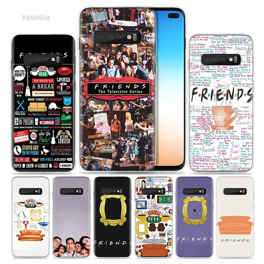 

Friends Together TV Show Case for Samsung Galaxy S8 S9 S10 5G S10e S7 Note 8 9 10 J4 J6 Plus J5 J8 2018 J3 Silicone Phone Bags