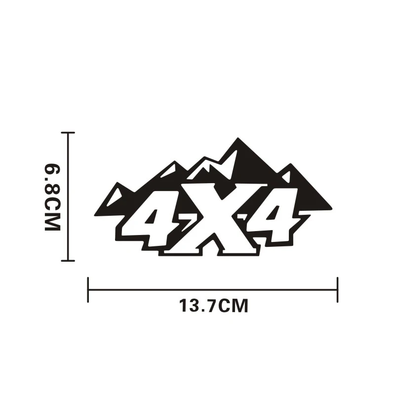 

1PC 4*4 Off Road Fast Drive Cartoon PVC Safe Toys Cool Stickers For Kids&Children Luggage Notebook Laptop Sticker Car-Styling