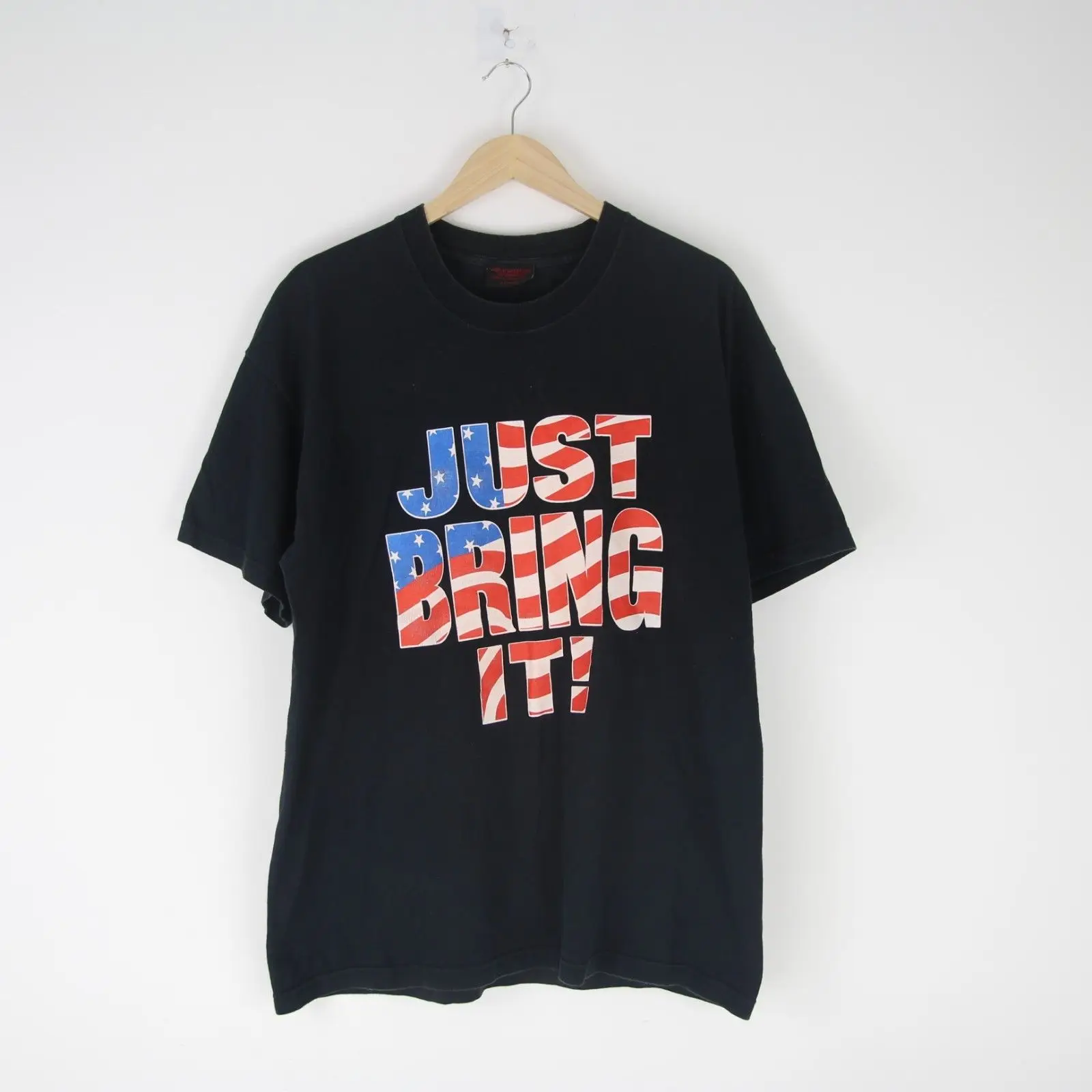 رجل خمر 90 ثانية WWF الصخرة المصارعة المحملة فقط جعله براهما الثور XL 2909 بارد عارضة فخر t قميص الرجال للجنسين الأزياء رجل خمر 90 ثانية WWF الصخرة المصارعة المحملة فقط جعله براهما الثور XL 2909 بارد عارضة فخر t قميص الرجال للجنسين الأزياء