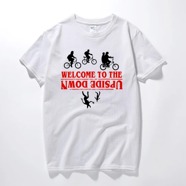 Stranger Things T Shirt Welcome Upside Down T Shirt Inspired