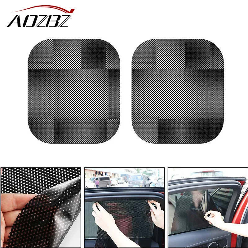 

AOZBZ Car Sunshade Electrostatic Stickers Window Visor Sticker UV Protection Sun Block Sun-shading Stickers Auto Supplies