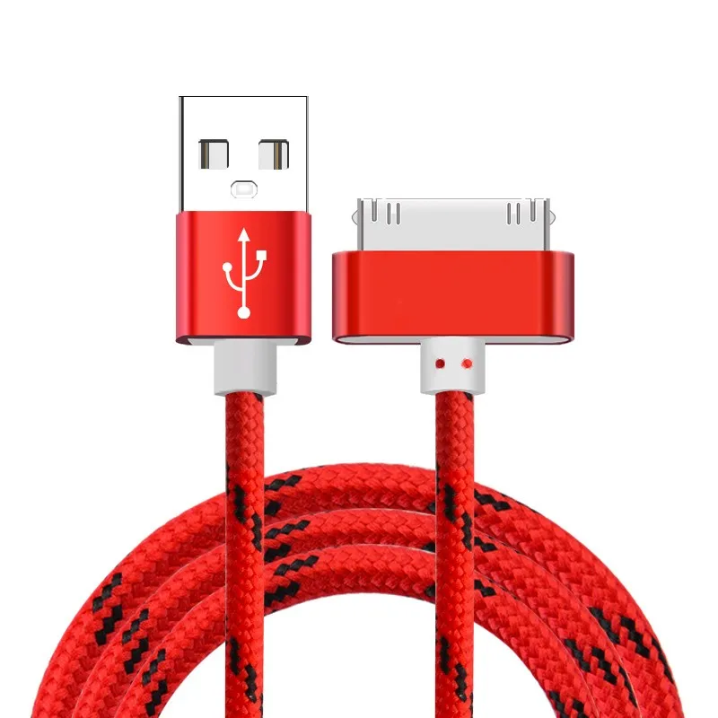 

USB Cable Fast Charging for iphone 4 s 4s iPad 1 2 3 iPod Nano itouch 30 Pin original Charger adapter Data cable