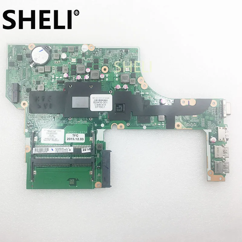 

SHELI FOR HP 828433-001 828433-601 DAX73AMB6E1 w A10-8700P CPU 2GB Vram ProBook 455 G3 NoteBook PC Laptop Motherboard Mainboard