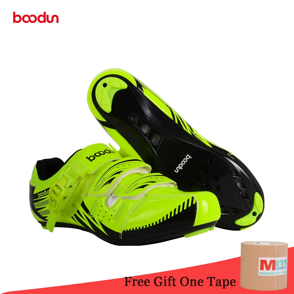 

BOODUN Outdoor Men Cycling Shoes Breathable Road Shoes Self-locking Bicycle Bike Shoes Wear-resistant Sapatos de ciclismo