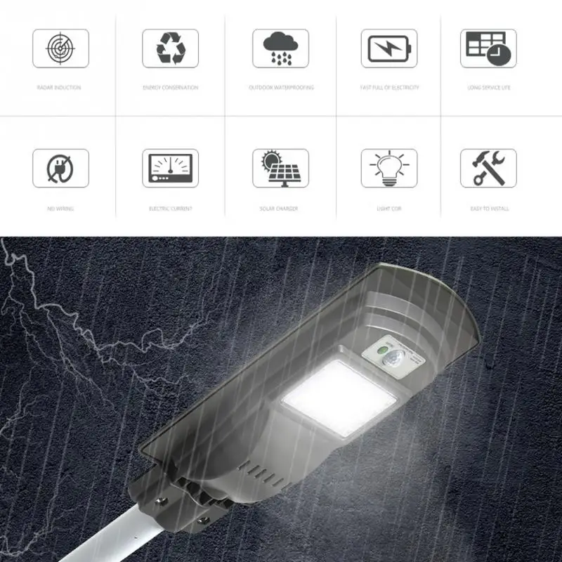 

Multifunctional Solar Rechargeable LED Solar Light Outdoor Garden Lamp Decoration Night Security Street Light Waterproof