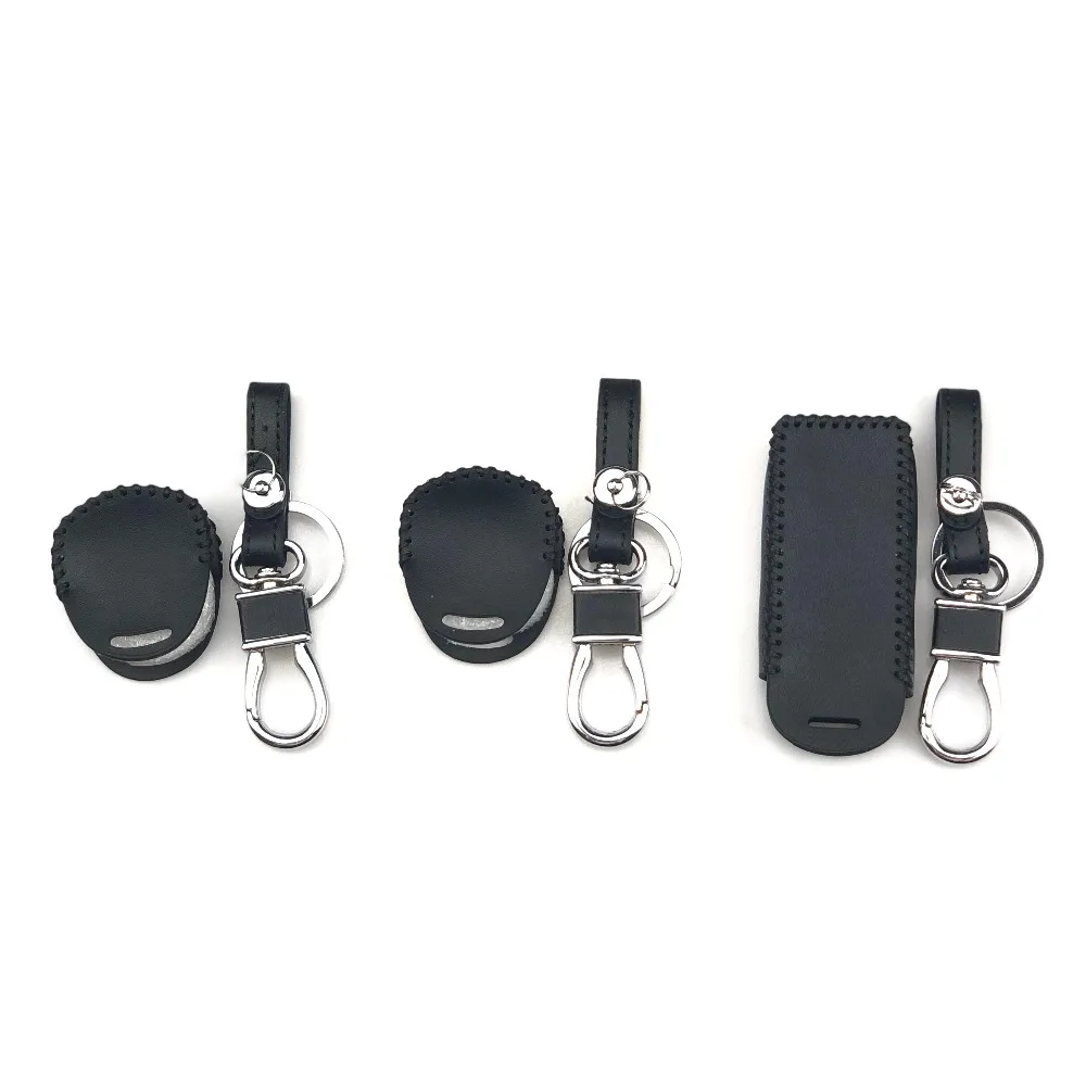 Кожаный чехол для ключей для Mitsubishi ASX Outlander Lancer Colt Evolution Pajero Eclipse Cross Grandis Zinger