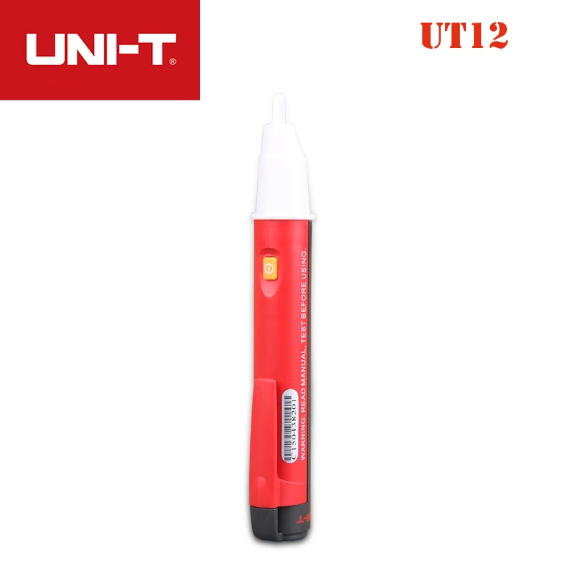 

UNI-T UT12A/UT12B/UT12C/UT12D AC Voltage Detector 90V~1000V Non-Contact Voltage Pencil Vibration/Beep/Flash Tip/Vibration Tip