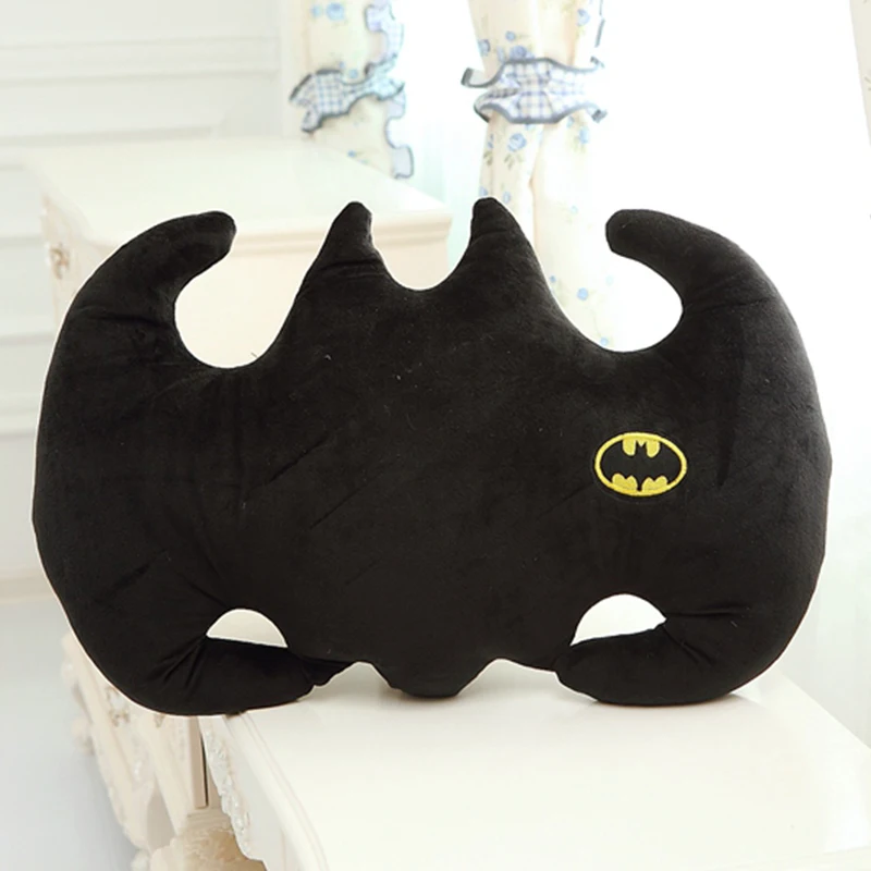 Мультяшный супергерой, Бэтмен, мягкая плюшевая подушка, мягкая Автомобильная подушка, подушка для сна, подарок на день рождения для девочки - Цвет: back