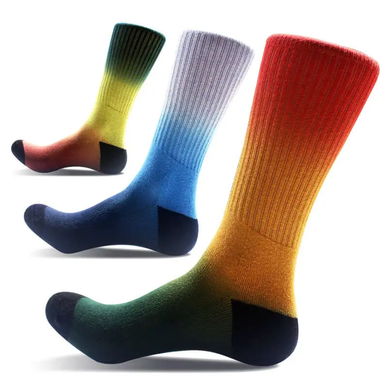 

3pairs Men's Football Soccer High Socks Skating Sport Ankle Sock Multi-Type Cycling Bowling Camping Hiking Sock 3 Colors