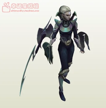 

LOL Hao Yue Goddess - Diana Diana Game 3D Paper Model DIY Manual Limit