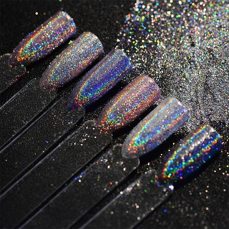 

Mirror Nail Glitter Powder Shinning Champagne UV Gel Polish Decoration Chrome Manicure Pigment For Nail Art DIY
