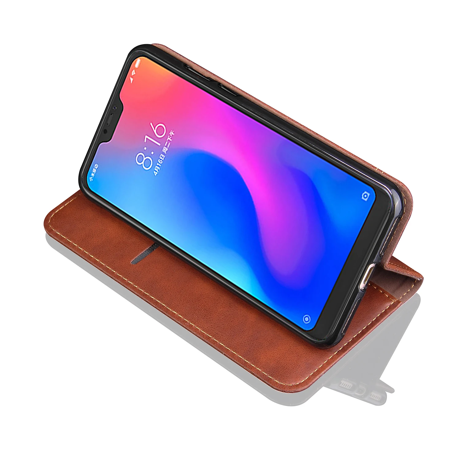 Новый винтажный кожаный чехол для Xiaomi Mi A2 lite MIA2 Роскошный кошелек с отделением