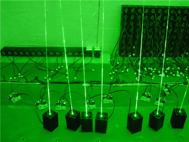 Oxлазеры 532nm 200 МВт 12V высокой мощности зеленый лазерный модуль для сцены светильник лазерная головка с подставкой зеленый лазерный луч