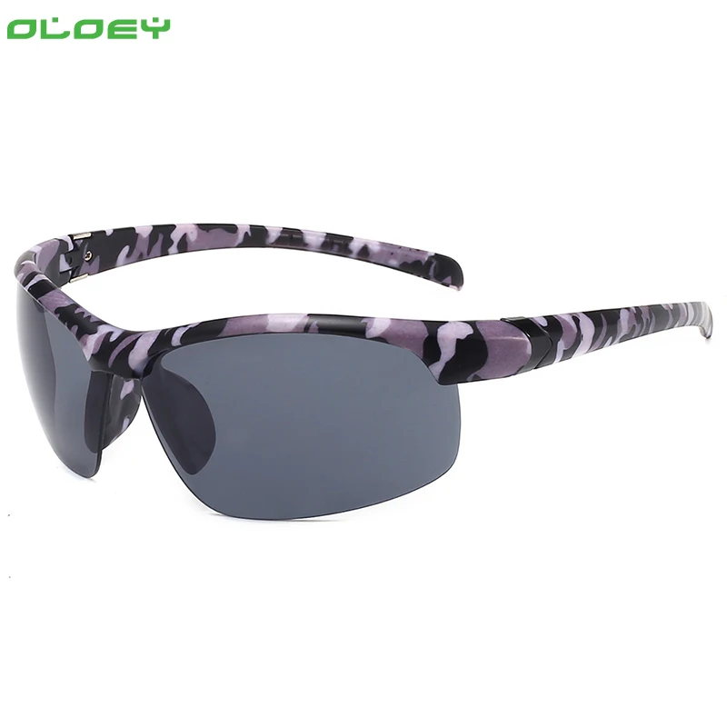 

OLOEY Outdoor Sports Riding Glasses Unisex Windproof Sunglasses UV400 Mountain Riding Fishing Bicycle Sunscreen Sunglasses