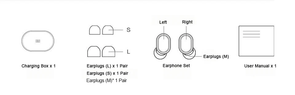 Xiaomi AirDots Молодежная версия Redmi Airdots TWS Bluetooth наушники беспроводные наушники-вкладыши зарядка наушники гарнитура с микрофоном