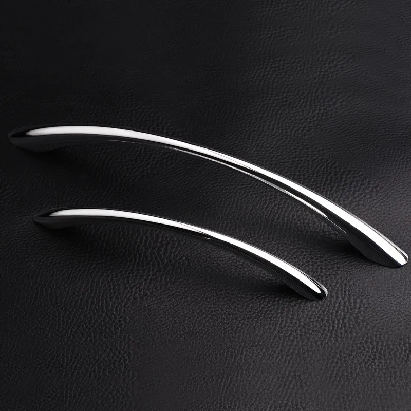 Plated Chrome Nickel Brushed Handle Zinc Alloy Pull Wardrobe