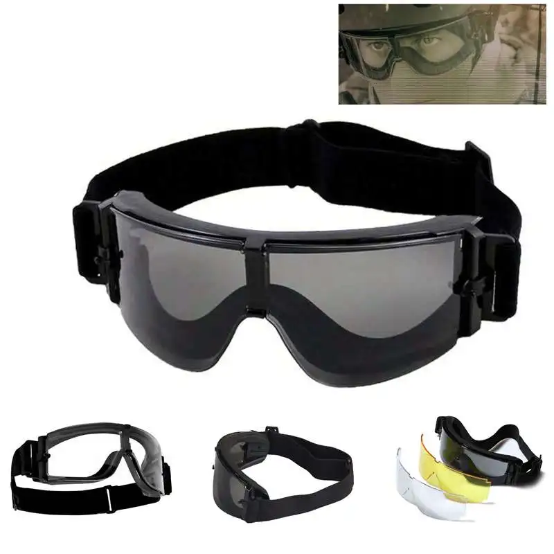 Airsoft Tactical Safety Goggles Army Glasses Military Shooting