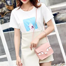 Женские 3D забавные глаза сумка через плечо Маленькие квадратные пакеты Кошелек для монет мобильный телефон сумка-мессенджер с клапаном форма Bolso Mujer