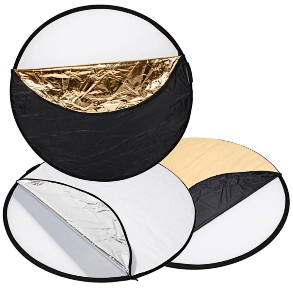 ASHANKS 60CM /23" 5 in 1 Photography Studio Reflector for Flash