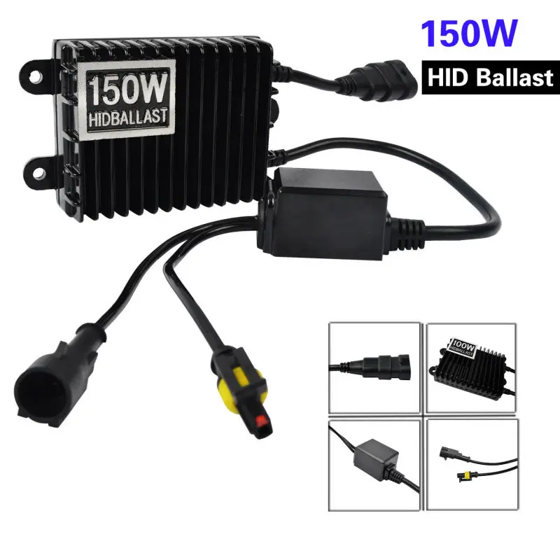 

TAITIAN AC Quick Start 150W HID Xenon Conversion Replacement Ballast for Bixenon H1 H3 H4 H7 H9 9006 9005 9004 9007 H11 Hi/Lo