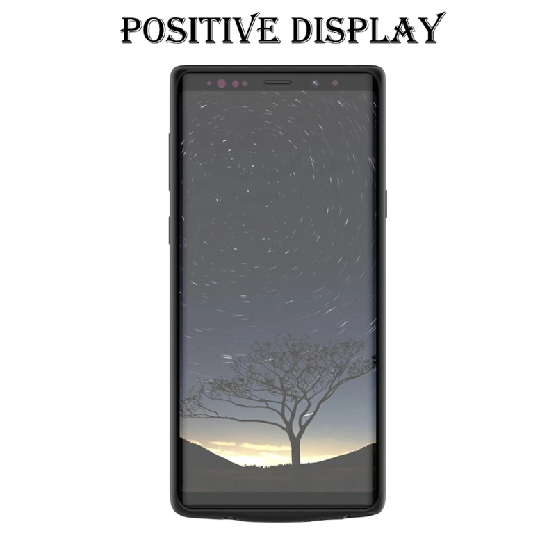 Роскошный 5000 mah аккумулятор зарядное устройство чехол для samsung Galaxy Note 9 power Bank