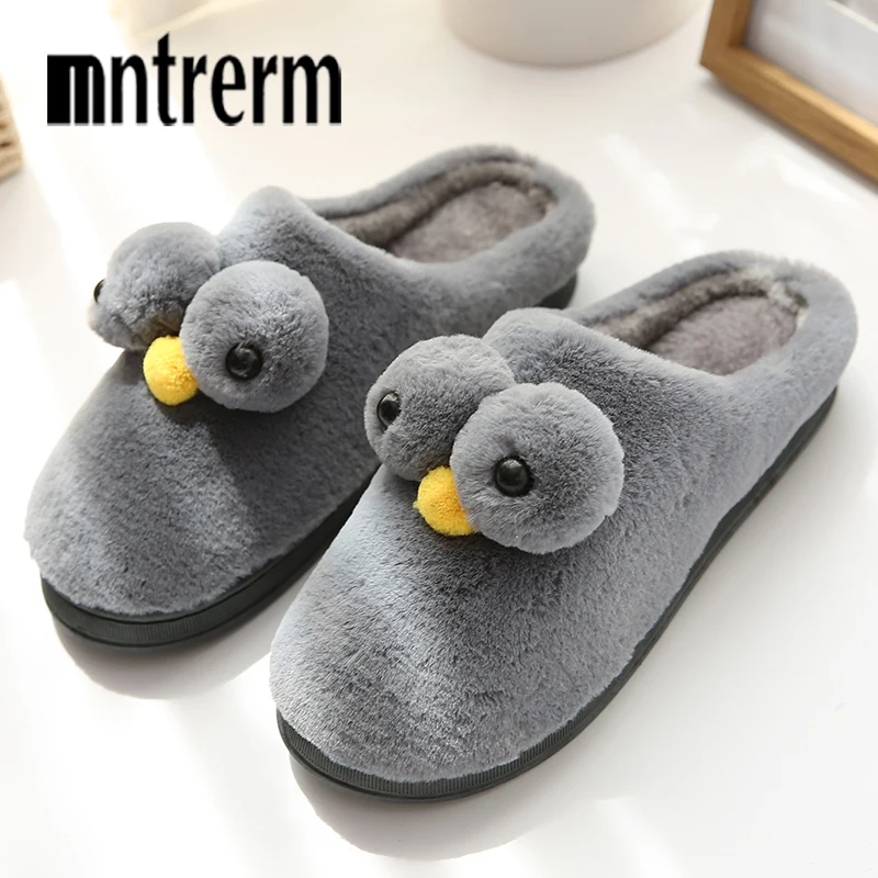 

Mntrerm 2018 New Men Slippers Indoor Lover Women Cotton Slippers Home Mute Lover Soft Bottom Floor Slippers Men Shoes Winter
