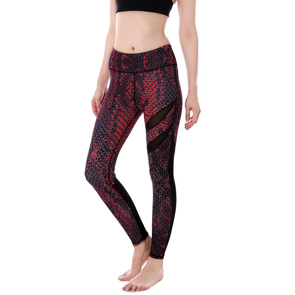 snake pattern pants