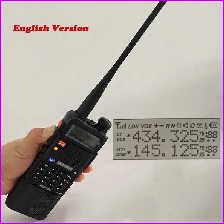 2 PCS Two Way Radio Walkie Talkie Baofeng uv-5r 3800 Battery For CB Ham Radio Station uv 5r VOX Comunicador Portable Radio Sets hunting walkie talkies