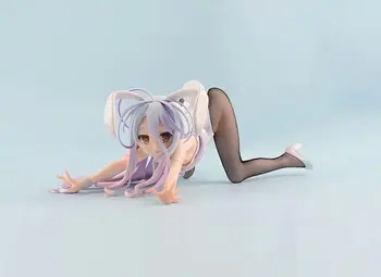 

Hot Game Anime Figurine Freeing No Game No Life White Shiro Bunny Girl Sexy Version 12cm Action Figure Toys