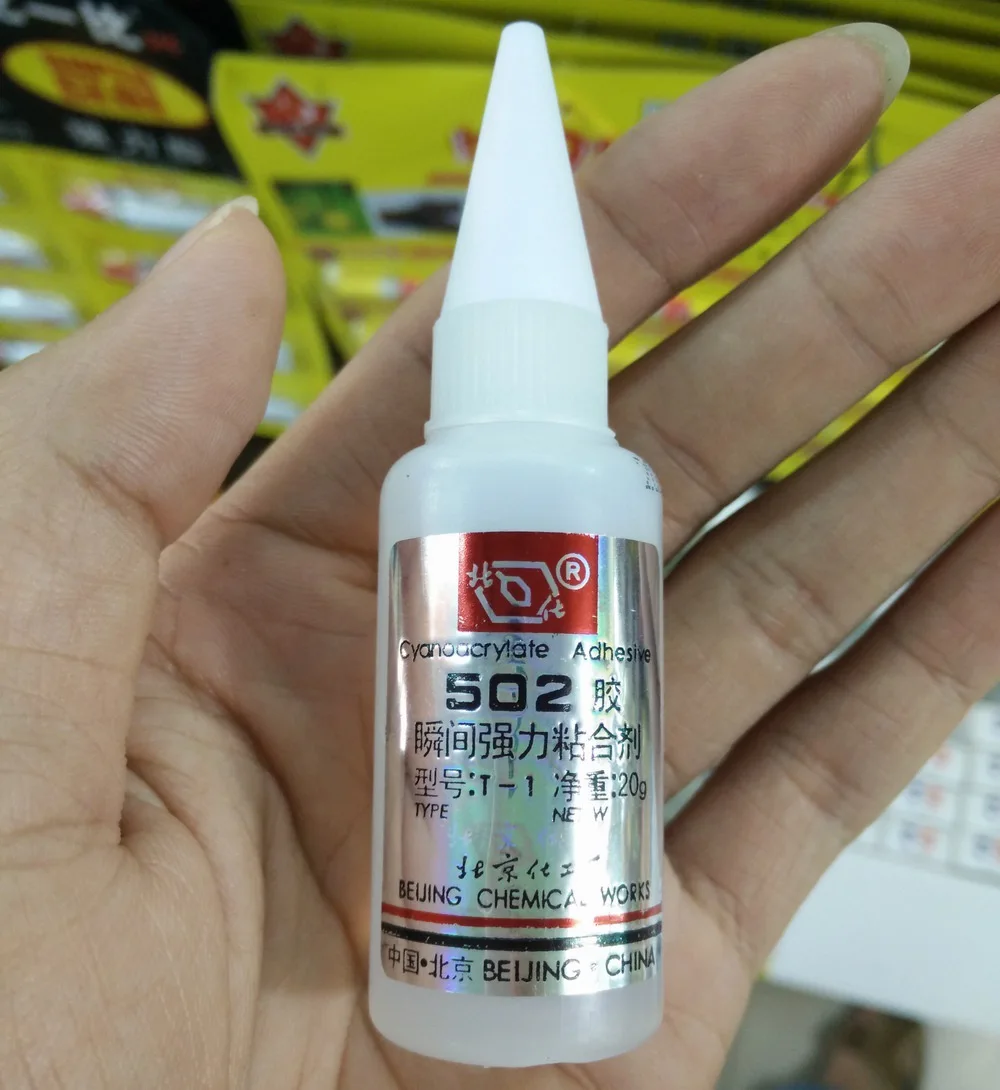3 pcs Genuine Cyanoacrylate Adhesive Strong Bonding Fast 502 Super Glue