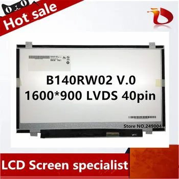 

14.0" MATTE WXGA Slim led screen Display B140RW02 V.1 LP140WD2 TLG1 LTN140KT03 FRU: 93P5693 / 04W3921
