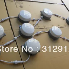 120 мм Диаметр молочно крышка, DC24V вход, WS2811 светодиодный модуль пикселей, 12 шт. 5050 RGB СИД внутри