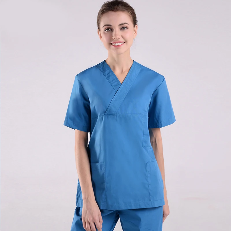 Sanxiaxin летняя хирургическая одежда с короткими рукавами для мужчин и женщин, оральная красивая форма для орального питомца, одноцветная одежда - Цвет: Clothes  pants