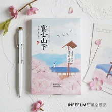 Infeel. me Mount Fuji открытка Закладка поздравительная открытка Письмо бумага 1 лот = 1 упаковка = 30 шт