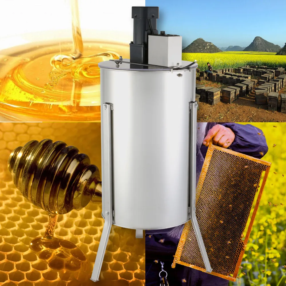 Мёд extractor пчела Мёд extractor Электрический Мёд гребень Spinner 2 два Рамки Нержавеющая сталь Пчеловодство аксессуар