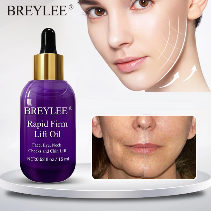 

BREYLEE Essential Oils Rapid Firm Lift Oil Massage Anti Wrinkle Anti-Aging Powerful V Shape Facial Skin Care