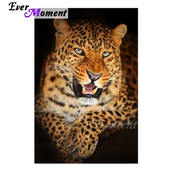 

Ever Moment Diamond Painting Handmade Leopard Picture Of Rhinestone Picture Of Rhinestone Diamond Embroidery Decoration 3F792