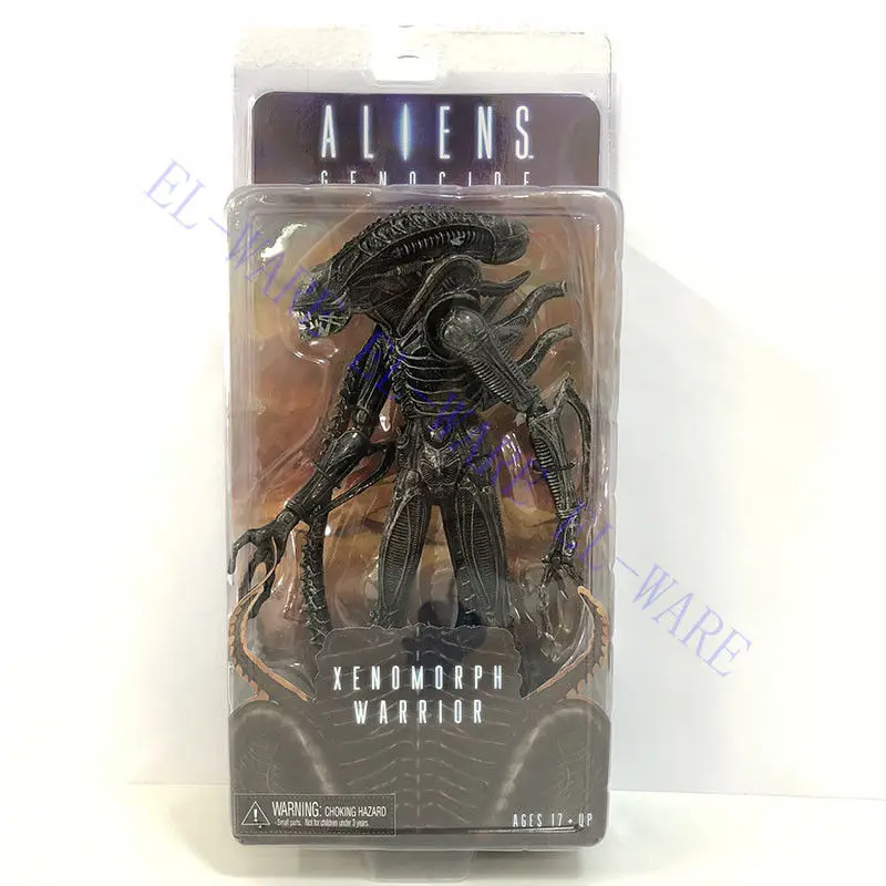 7 дюймов инопланетянин NECA серия 5 Alien Black Xenomorph Warrior 18 см ПВХ фигурка Коллекционная