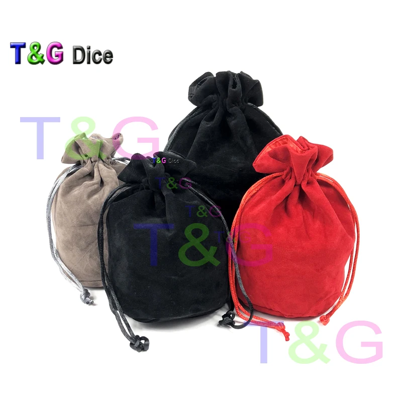 TOP Quality Dice font b bag b font Jewelry Packing Velvet font b bag b font