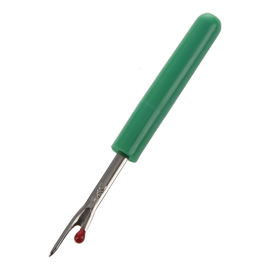 SODIAL(R) Clear Long Plastic Cap Cross Stitch Unpicker Green Seam