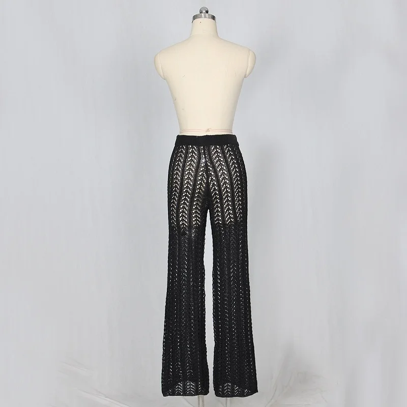 Calça de Praia Saída de Crochê Maiô de 2021 Iasky Calças Femininas Longas 7 Moda Feminina